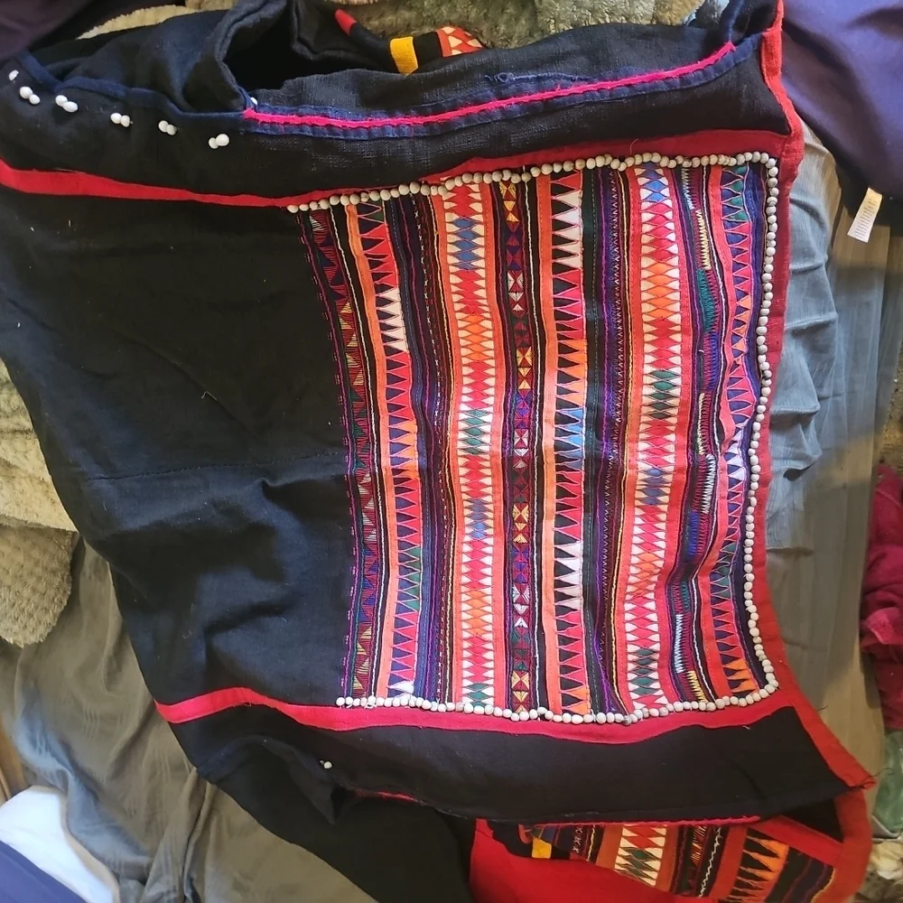 Colorful Geometric Patterned Textile - Picture 2 of 6